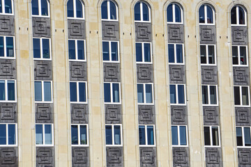 Texture of modern building in Old Town