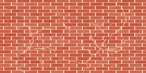 Red brick wall texture background, brick wall texture for interior or exterior design backdrop.