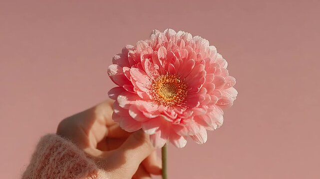 pink gerber flower