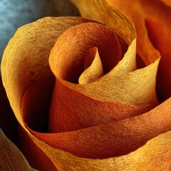 Exploring intricate textures and vibrant hues of crepe paper folds in an artistic macro composition celebrating color and shape