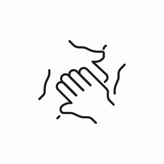 team work icon sign vector