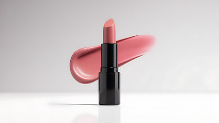 Elegant Pink Lipstick with Swatch