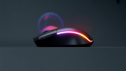 Illuminated Wireless Gaming Mouse with RGB Lighting