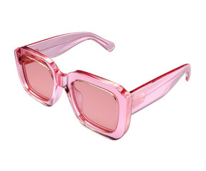 Stylish pink sunglasses for summer fashion accessories