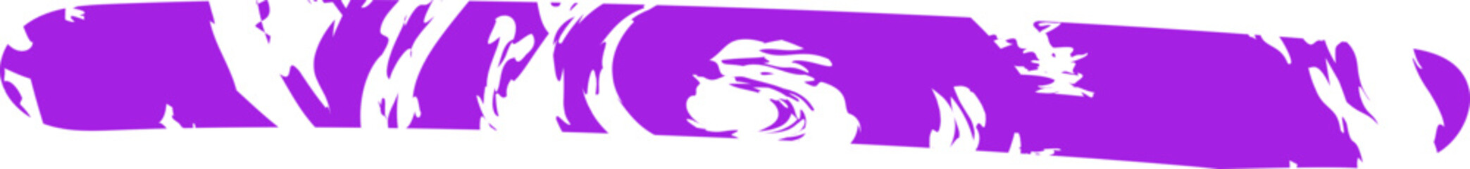 Thin, straight line with a textured fill.