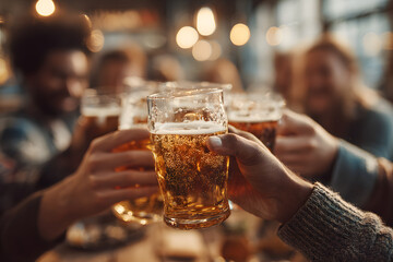 Global brew celebration, international beer day - commemorating the worldwide admiration for beer, embracing its diverse flavors and cultural significance in a unified toast