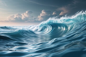 Next Generation Waveform Technology Showcasing Innovative Flowing Wave Dynamics