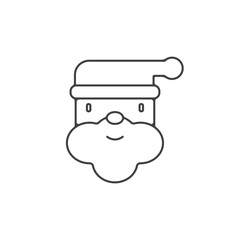 Santa Claus Icon Vector Design.