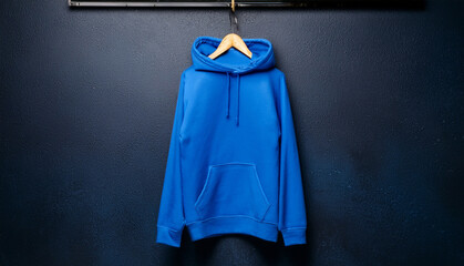  Hoodie Hanging on a Wooden Rack
