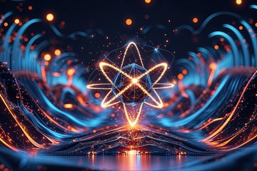Explosive Quantum Computing Visualization with Wave Dynamics and Rhythm