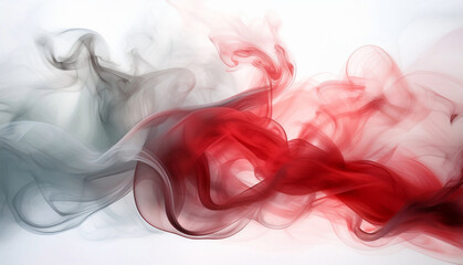 Abstract colorful smoke swirls in pink and blue