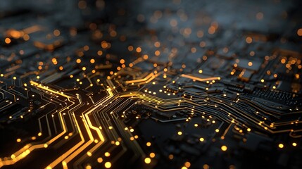Glowing Circuit Design with Generative AI Elements and Patterns