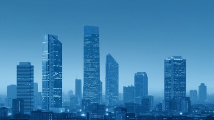 blue abstract background, modern, sleek, dynamic, IT and technology theme