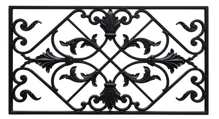 Ornate metal design background