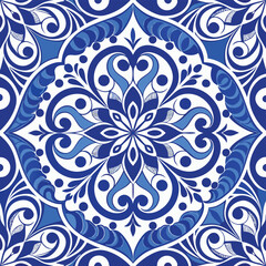 Seamless floral pattern vector: a vintage texture illustration for wallpaper and textile design