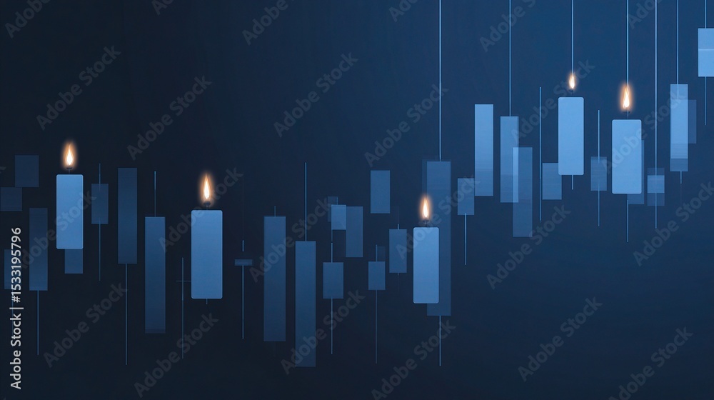 Poster simple yet effective layout showing bar chart representation