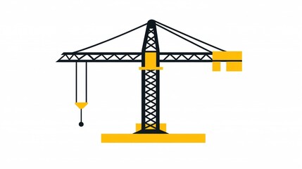 Construction crane illustration (8)
