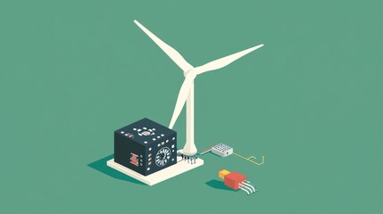 Wind turbine energy conversion system