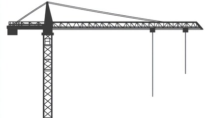 Construction crane illustration (5)