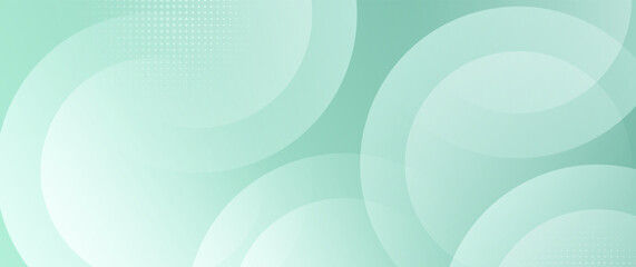 Abstract gradient green .Minimalist background Circle abstract . Vector illustration