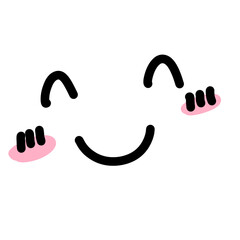 smiley emoji scribble
