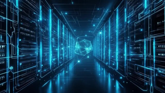Abstract digital data storage tunnel for artificial intelligence processing networks - Powered by Adobe