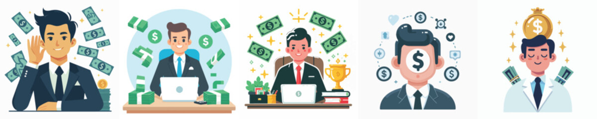 vector of a billionaire