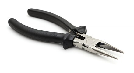 Obraz premium Needle nose pliers on white background