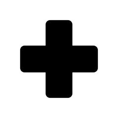 Medical Cross Icon &ndash; Health and First Aid Symbol