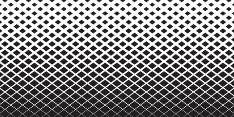 Rectangle dotted halftone gradient texture. Vanishing polka dot background. Repeating dots gradation modern abstract design