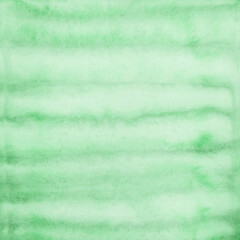 Bright painted green watercolor texture. Hand drawn background