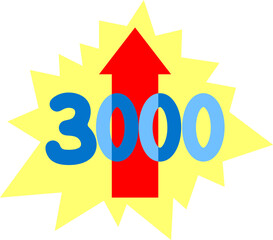 3000 화살표