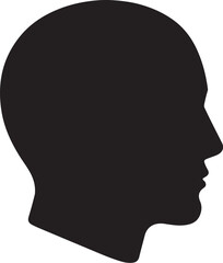 human head silhouette