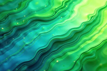 Fluid green and blue spring pattern, abstract design, luxury, simple