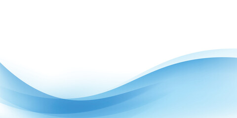 Abstract blue waves background, minimal waves design concept