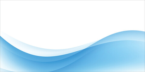 Abstract blue waves background, minimal waves design concept