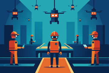 Obraz premium worker in the street