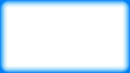 Obraz premium Digital design showing dark gray rounded rectangle glowing neon blue halo on transparent canvas