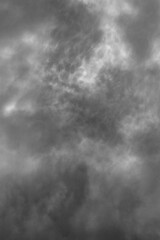 Abstrct black and white storm clouds