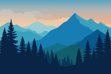 Fototapeta premium mountains in the mountains