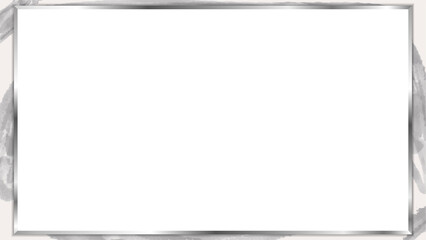 Showing flat-style teal display with metallic silver frame, watercolor wash, transparent background