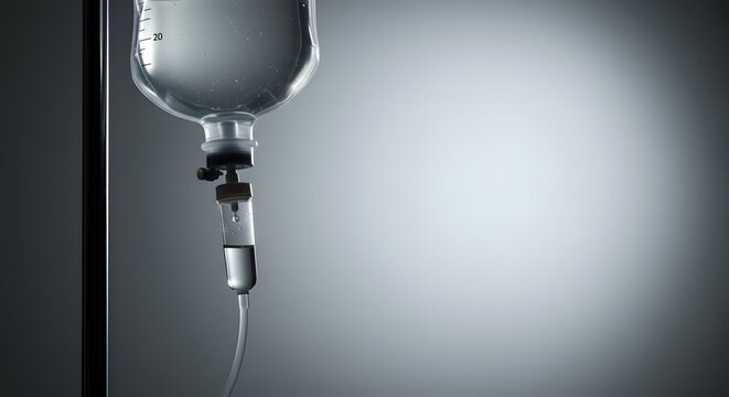 IV bag with copyspace