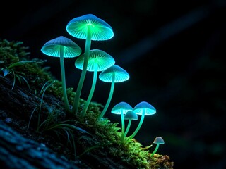 Fototapeta premium mushroom.illustration, mushroom, color image, digitally generated image, nature