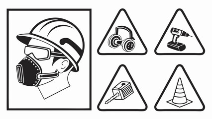 Construction Site Safety Essential PPE Icons and Guidelines