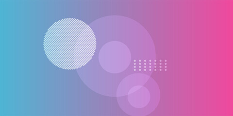 Gradient geometric shapes background collection, vector illustration