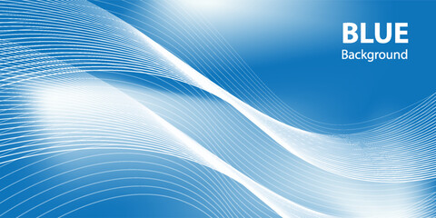 Blue line background pattern vector