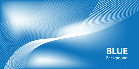 Blue line background pattern vector