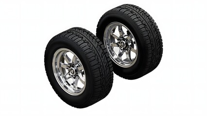 Car tires with alloy wheels for vehicle