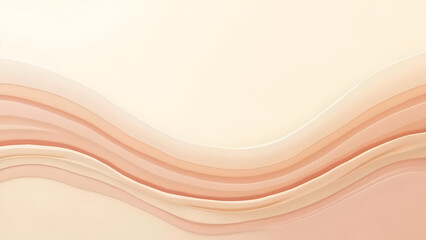 Warm Neutral Layered Flow Background