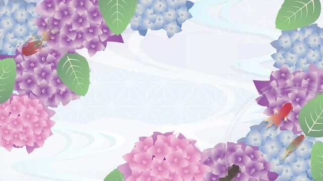 夏の梅雨の季節

